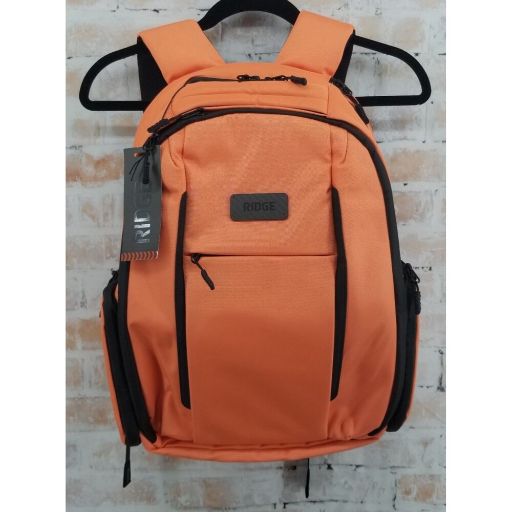 NWT The Ridge Commuter Backpack Basecamp Orange 20L Travel Bag Ballistic Nylon
